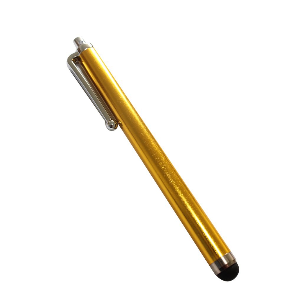 Light Mobile Phone Capacitor Pen Metal Handwriting Touch Screen Pen Mobile Phone Tablet Universal Touch Pen: gold
