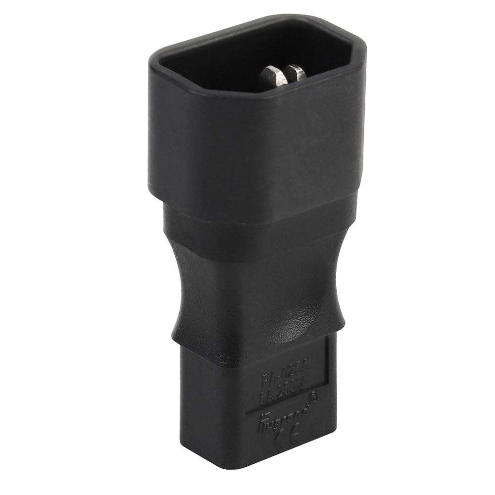 Iec 320 c14 han til kvinde  c9 konverteringsstik, iec 320 c14 3 han pins til iec 320 hun  c9 ac adapter,