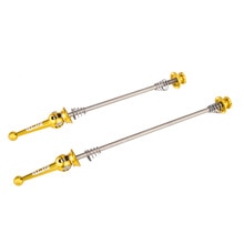 Quick Release Set Quick Release Lever Bicycle MTB QR Spindles Ultra-light Titanium alloy: Golden