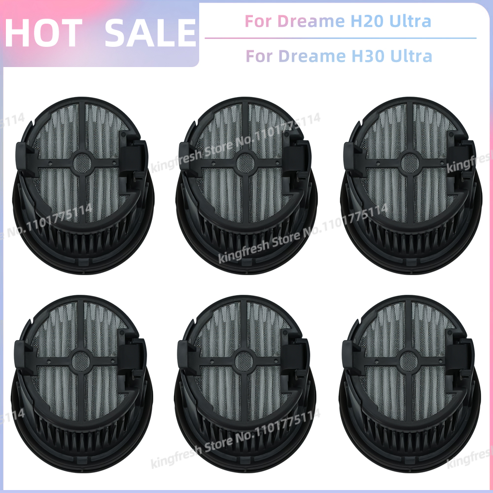 Compatibile con Dreame H14 pro / H14 doppio / H20 pro più / H13 pro / H20 ultra / H30 ultra Parti di Ricambio per Aspirapolvere Spazzola a Rullo Filtro Hepa Accessori: Cioccolato