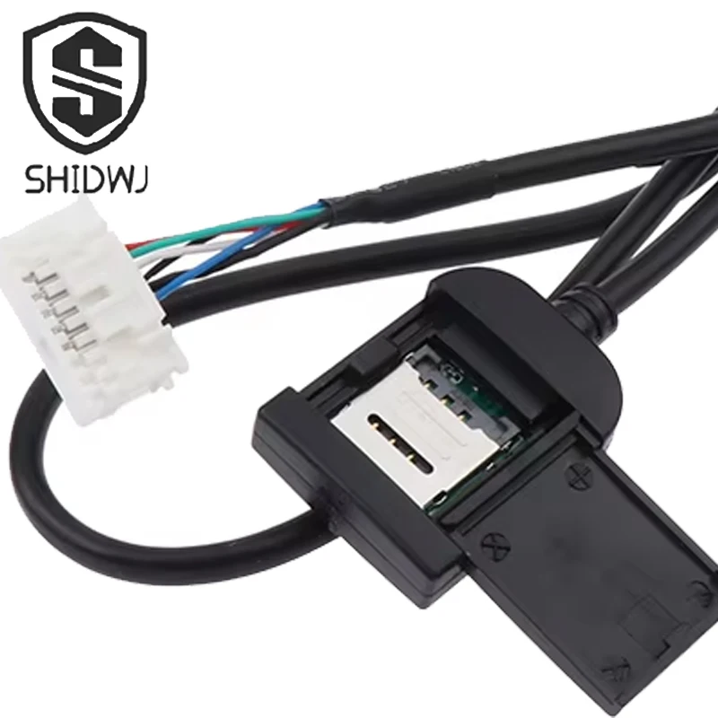 adapter gniazda karty SIM 4G robić radia samochodowego z Androidem, multimedialnego GPS, złącze kablowe 4G 20-pinowe, akcesoria, przewody, części zamienne robić samochodu