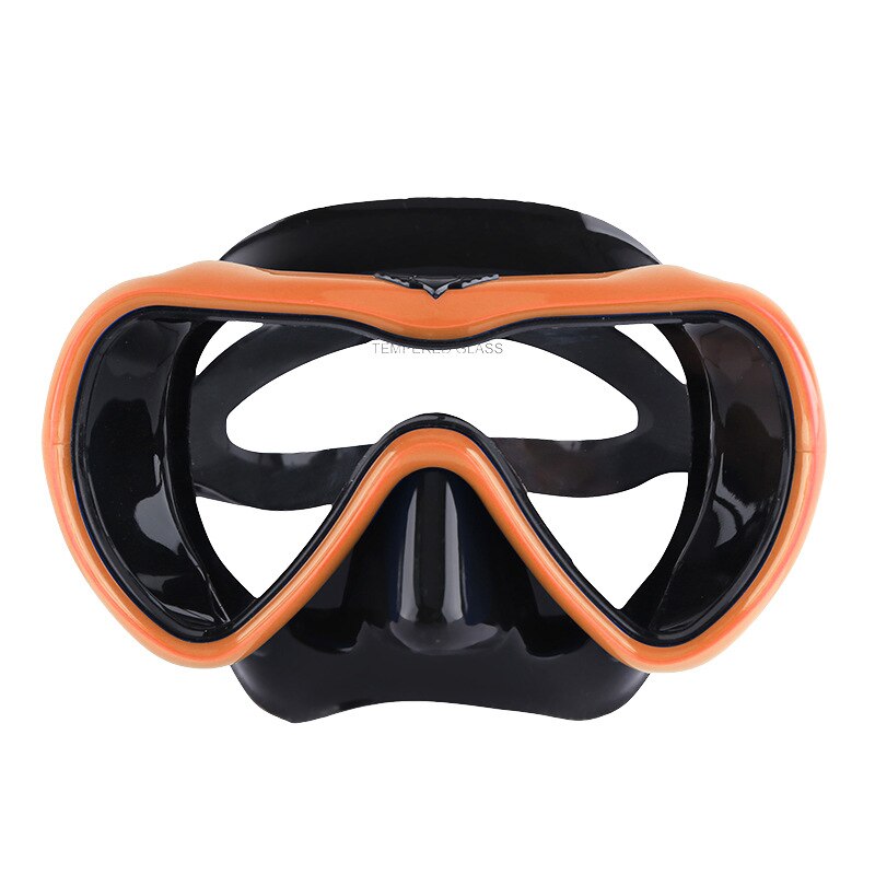 Dive Goggles Underwater Mask Swimming Goggles Swimming Pool Diving Training Goggles Camera Diving Mask: orange