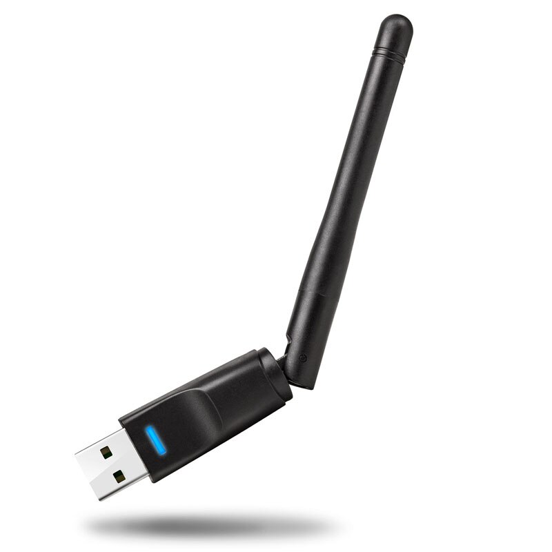 Mini Convenient Secure WIFI Portable Ralink RT5370 150M Wireless Network Audio Adapter USB with 2dBi Rotatable Antenna