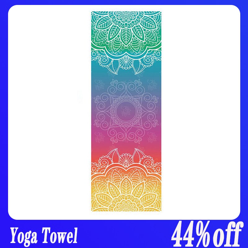 Tykke skridsikre yogahåndklæder, skridsikker absorberende og varmebestandig premium yogatuch, yogahåndklæde