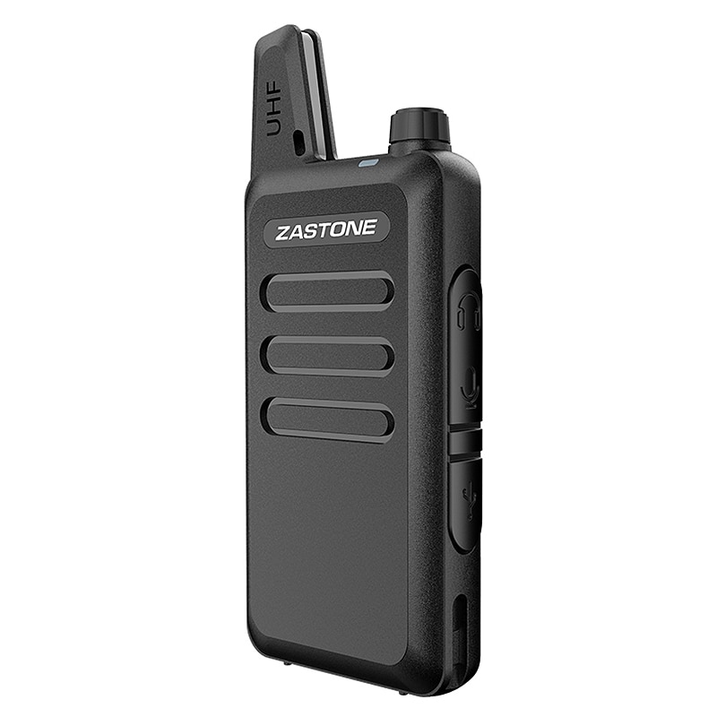 Zastone-Mini Walkie Talkie X6, 400-470, Uhf, Radio portátil de mano, Comunicador de dos vías, Radio Ham (Enchufe europeo): Default Title