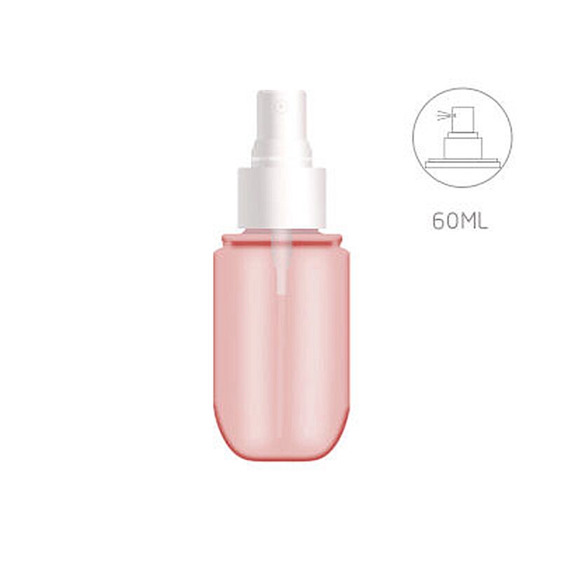 60ml resor tom sprayflaska plast atomizer liten mini tom påfyllningsbar parfym vatten sprayflaska sminkbehållare: Röd