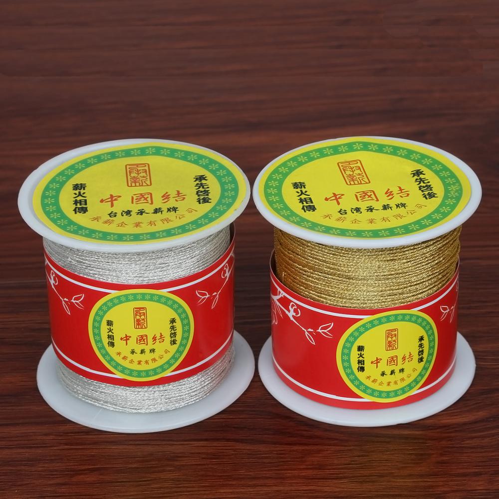 22/43 Yards/Roll Rode Koreaanse Zijde Chinese Knoop Koord Kralen String Cord Voor Diy Hand Craft Maken of Kleding Naaibenodigdheden