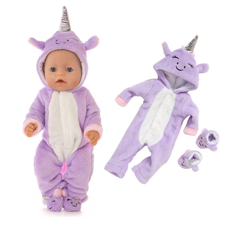 neue Anzug Fit Für 43cm Baby Born Puppe 17inch Geboren Babys Puppe Kleidung: 08