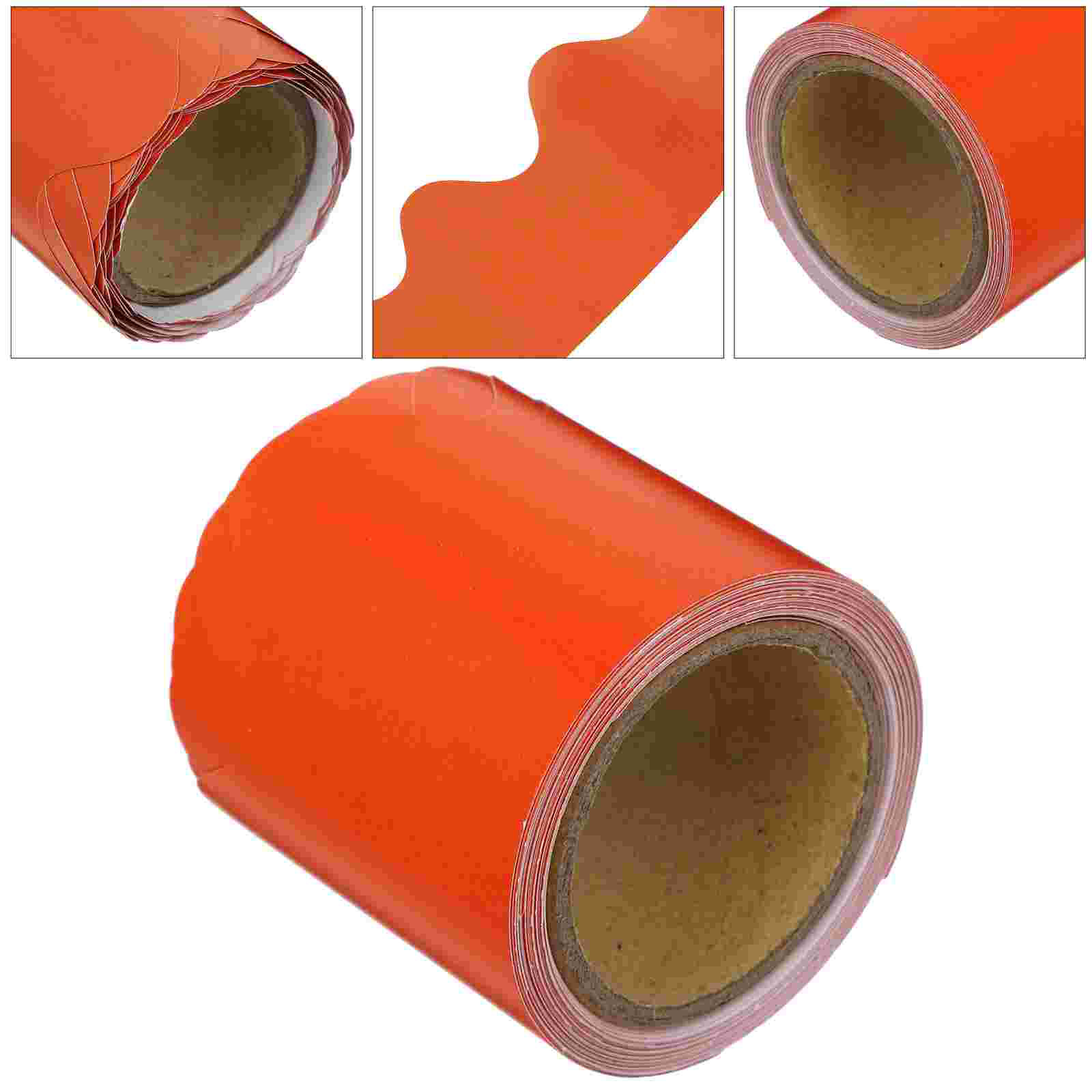 5M Blackboard Border Paper Roll Classroom Decor Supplies Chalkboard Edge Trim Bulletin Board Accessory Teaching Tools: GRAY