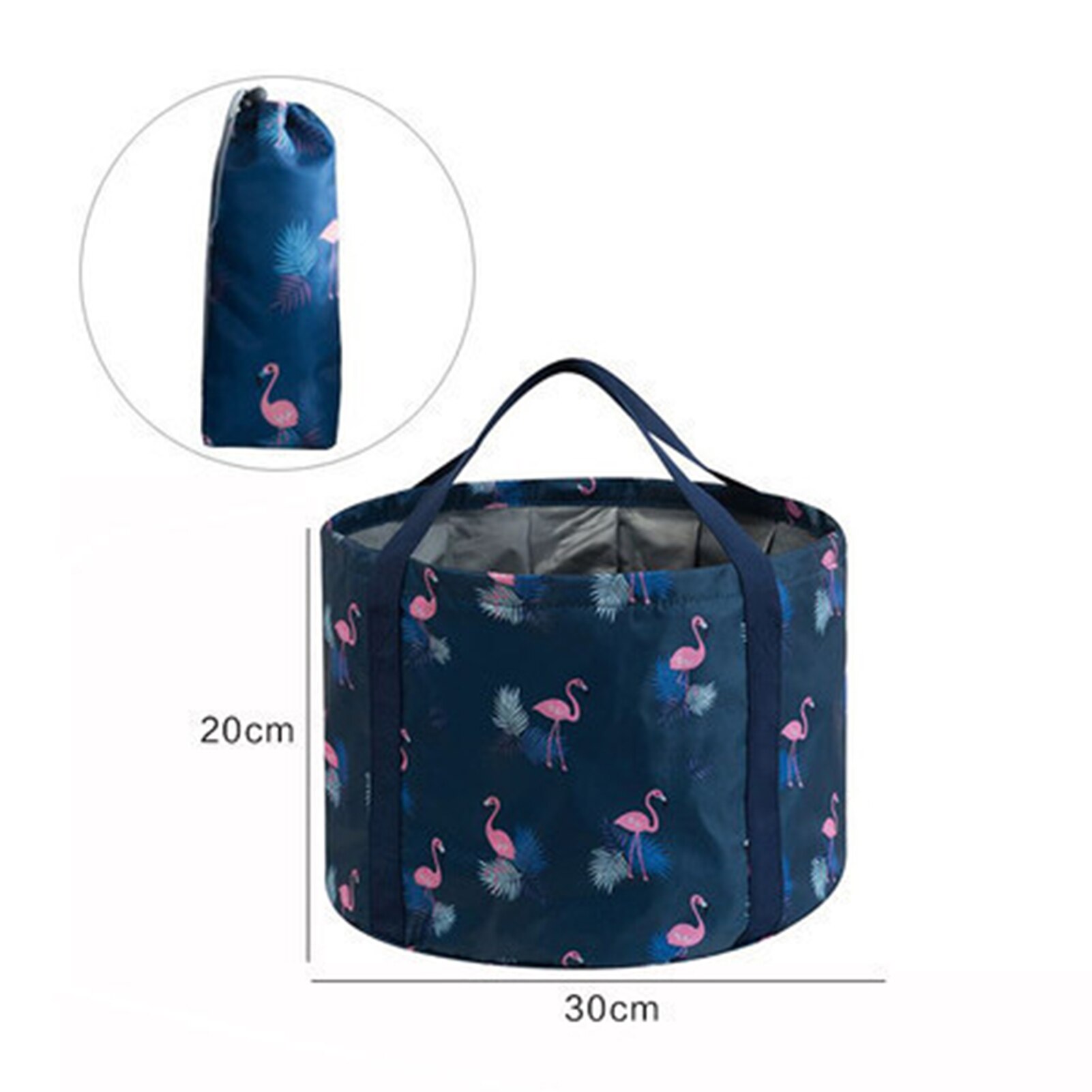 Foldable Foot Tub Portable Bath Bag Wash Basin Water Bucket Large Capacity Bathing Feet Massage Washing Tub For Outdoor Travel