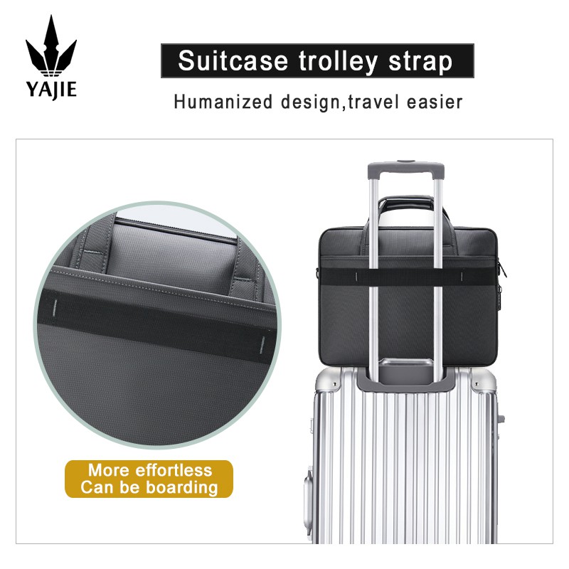 Large Capacity Briefcase Bag Men Business Bag 15.6 inch Laptop Bag Shoulder Bags Canvas Handbags Notebook Bag Messenger Bags