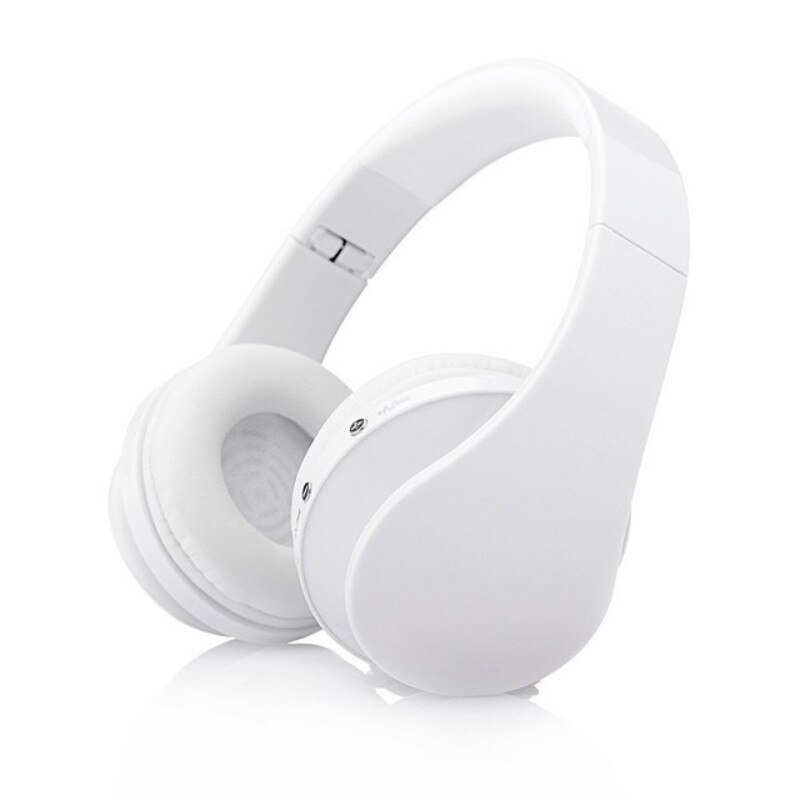 Draadloze Hoofdtelefoon Bluetooth Headset Opvouwbare Stereo Hoofdtelefoon Gaming Koptelefoon Met Microfoon Voor Xiaomi Iphone Sumsamg Tablet: white