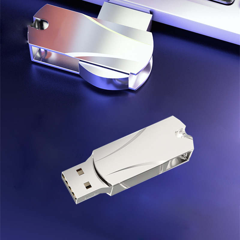 флешка usb 32GB Flash Drive 16GB 8GB Memory Stick Metal Jump Drive Swivel Pendrive Portable 64 128 GB cle usb 2.0 Pen Drives