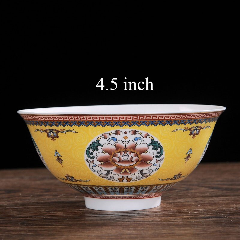 4.5 Inch Jingdezhen Keramische Kleine Rijstkom Chinese Bone China Ramen Mixing Bowls Servies Thuis Keuken Servies Voedsel Houder: Q