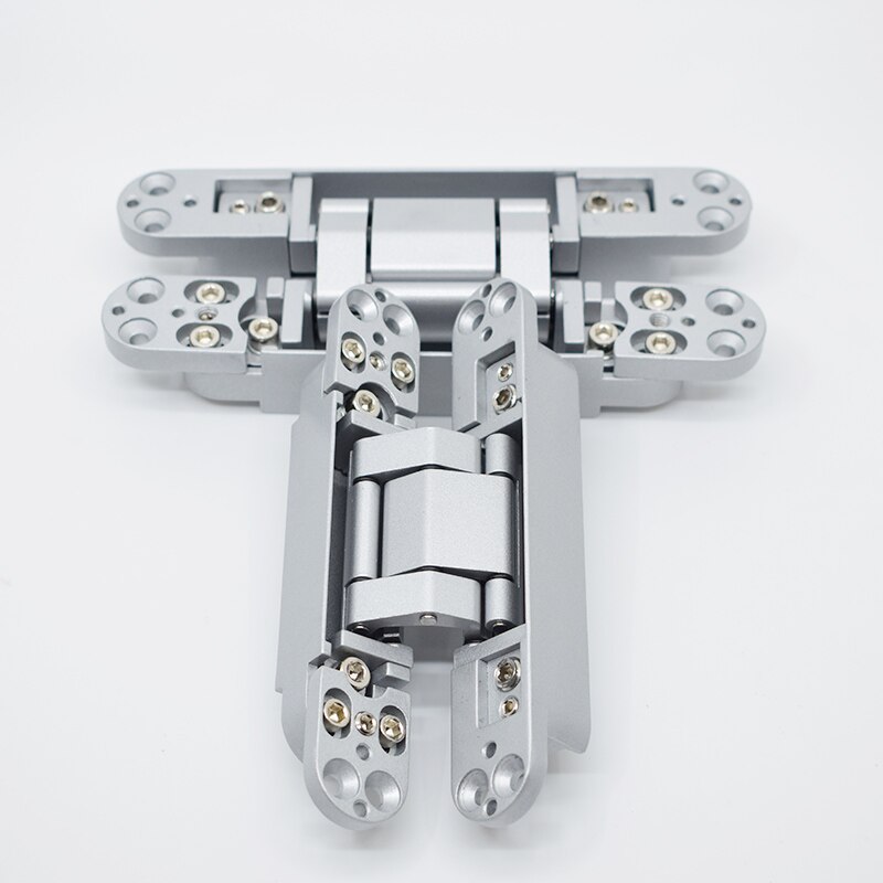 JIAOJIAOZ Smooth three way adjustable Hidden Hinges for timber door hardwar G120 hinges Zinc alloy cross hinge