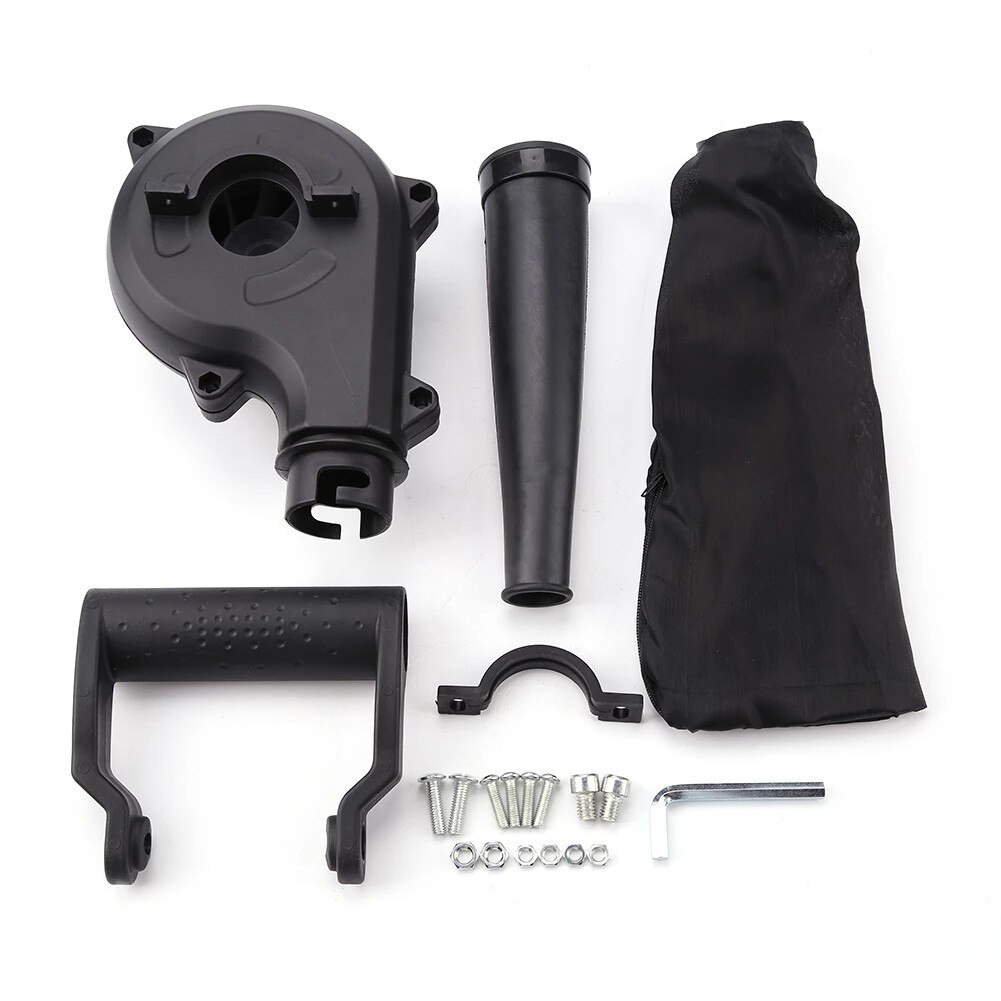 Angle Grinder Converted Into Blower Suction Leaf Dust Collector Vacuum Cleaner Cordless Electric Air Blower