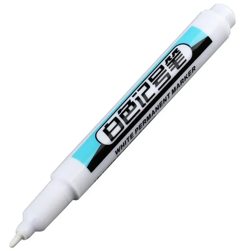 0.7/1.0/2.5MM White Permanent Marker Pens Paint Markers For Wood Rock Plastic Leather Glass Stone Metal Art Supplies: Yellow