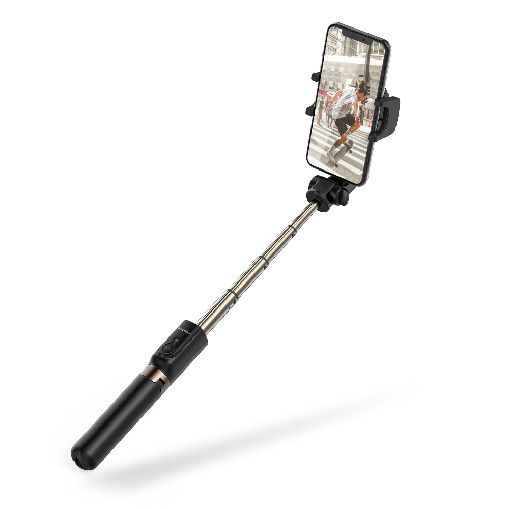 BlitzWolf Een-As Selfie Stick Handheld Gimbal Stabilizer bluetooth Afstandsbediening Statief Anti-schudden Automatische Balans Monopo