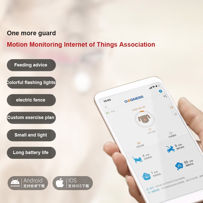 Pet GPS Trackers Pet Positioning Intelligent Motion Monitor Mini Equipment Waterproof Cat Dog Tracking Anti Lost Non GPS