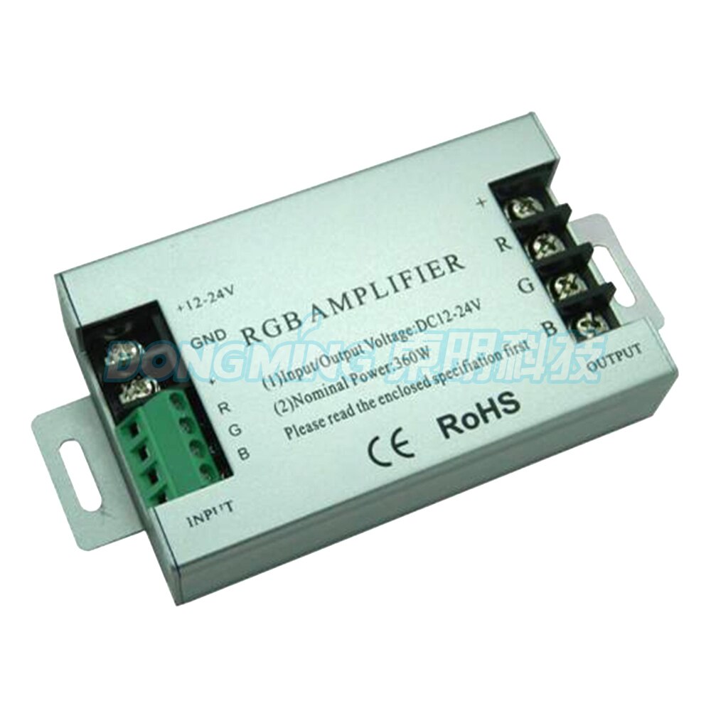 RGB Versterker controller 360 W Al materiaal cover 10A LED rgb controller vergroten signaal rgb led strip versterker