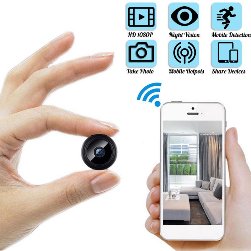 Mini caméra Portable WiFi caméra extérieure/maison Micro voix Surveillance vidéo sans fil 1080P DVR caméra de nuit