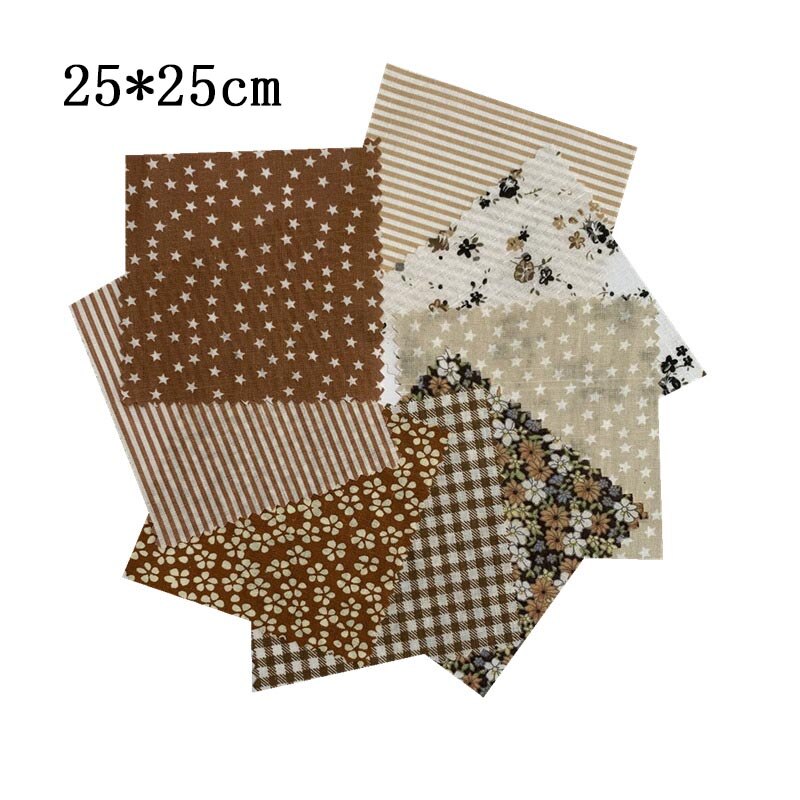 25*25Cm Katoen Stof Gedrukt Doek Naaien Quilten Stoffen Patchwork Handwerken Print Thuis Leveringen Diy Handgemaakte Accessoires