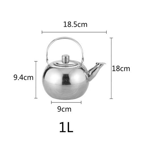 Roestvrij Staal Theepot Fluitje Ketel Fornuis Inductie Kookplaat Koperen Pot Geurende Thee Kokend Water Container Keuken Accessoires: Type 6 A