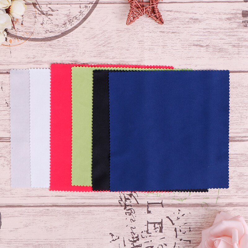 Colorful 10pcs Glasses Cleaning Cloth Lens Cloth Wipes For Home Clean Fabric 14*14cm