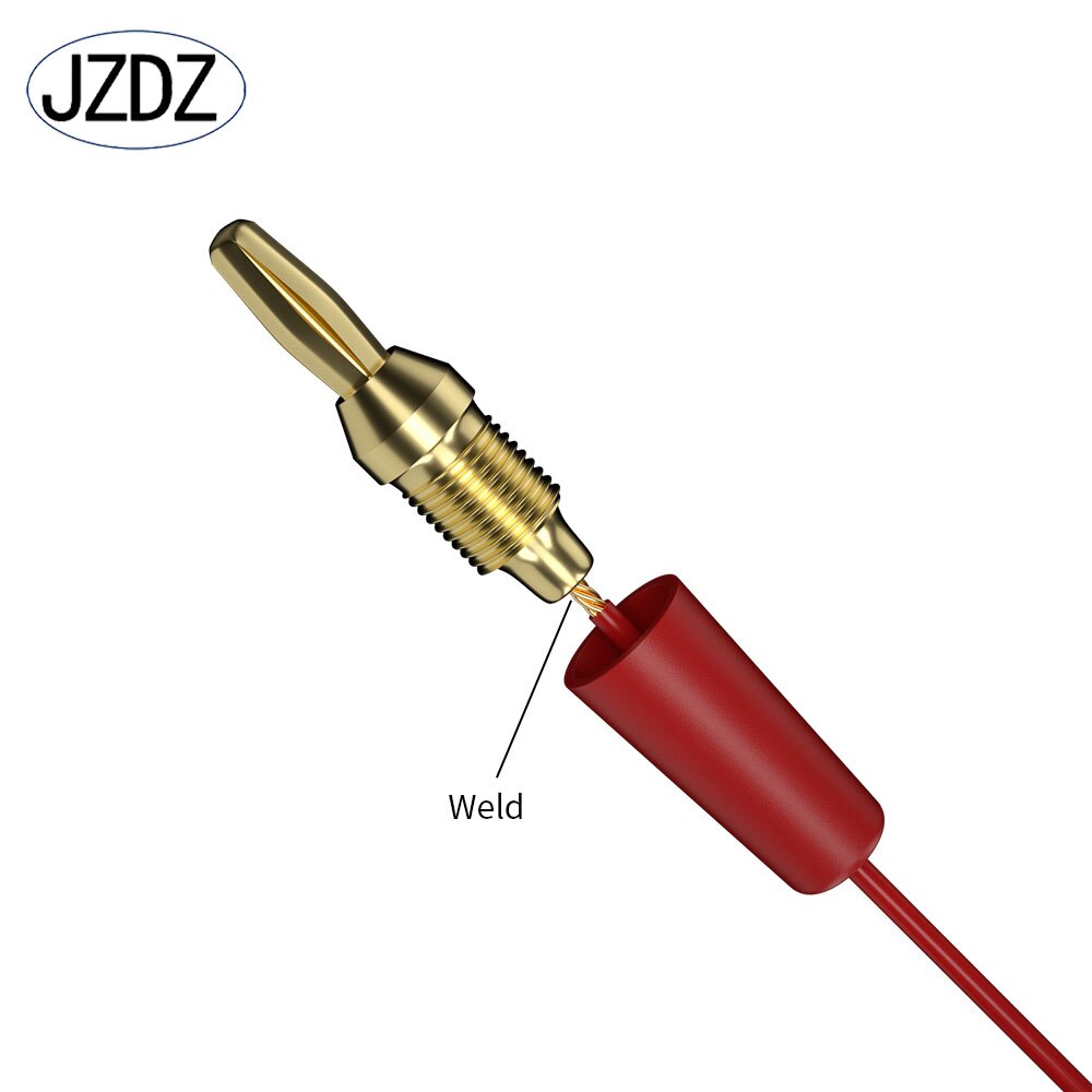 Jzdz 10 Stks/partij 2.5Mm Banana Plug Elektrische Connector Adapter 5 Kleuren J.10007