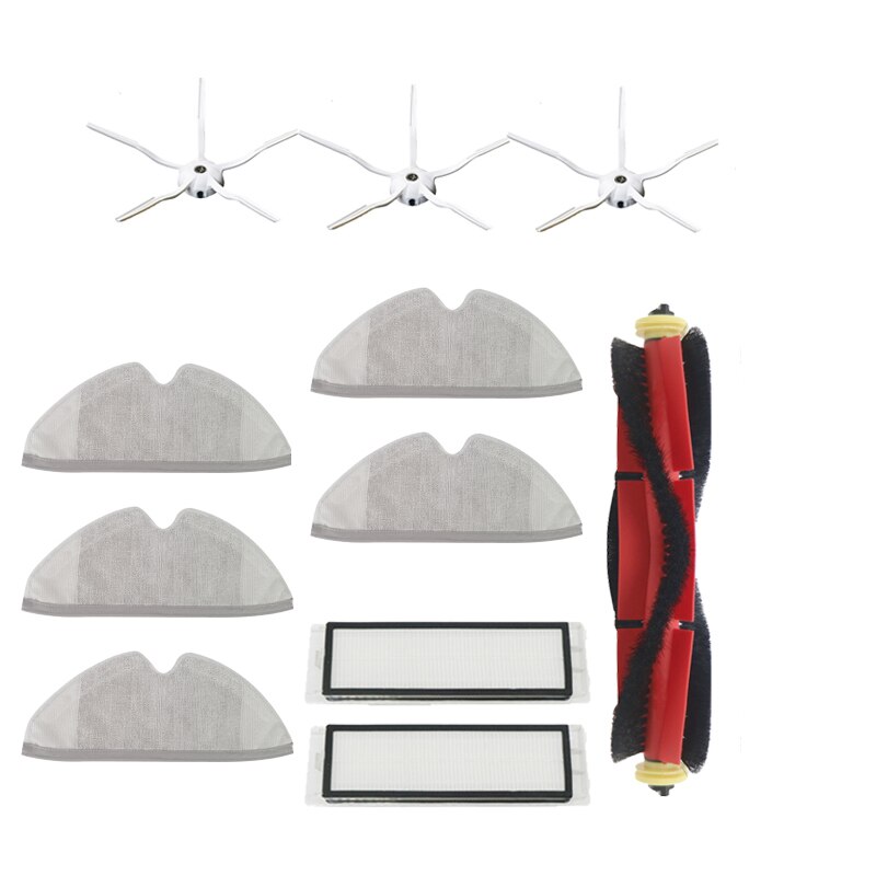 Hepa suodatin moppiliinat rievut harja xiaomi roborock  s5 max  s6 s6 pure  s6 maxv  s4 s5 s50 varaosaa: M