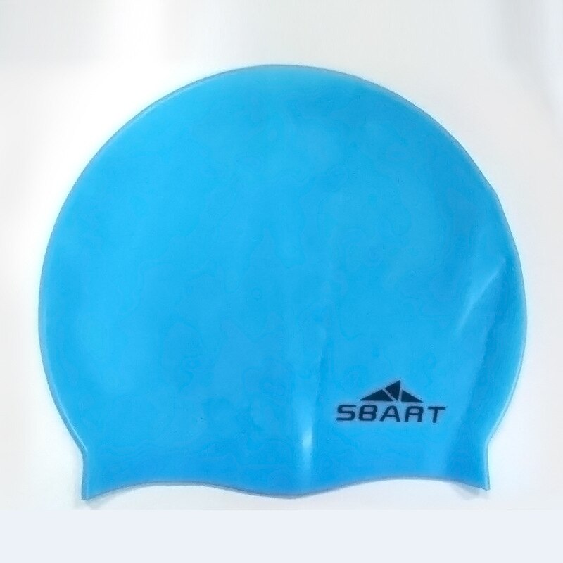 Sbart one size stevige badmuts voor lang haar siliconen badmuts voor dames heren duiksport scuba surfen zwembad watersport hoed