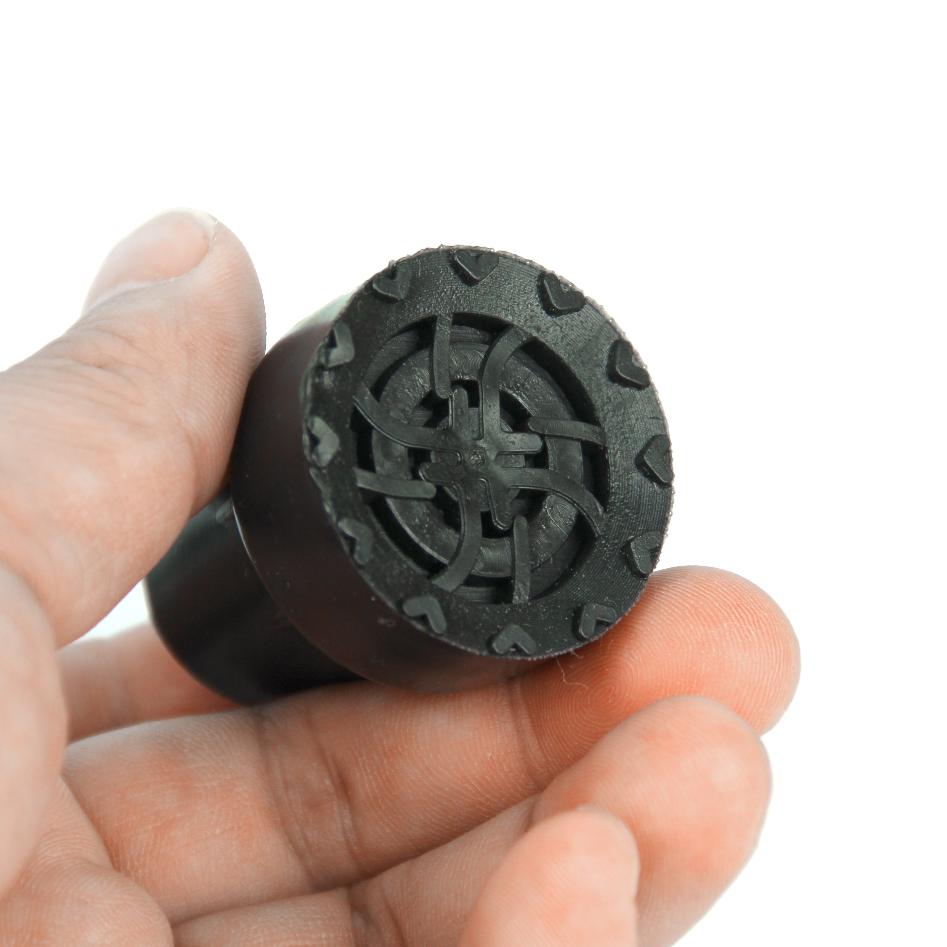 1PC Rubber Walking Hiking Stick End Cover Tips 19mm Cane Crutch Pad Rubber Heavy Duty Metal Ferrule End Bottom