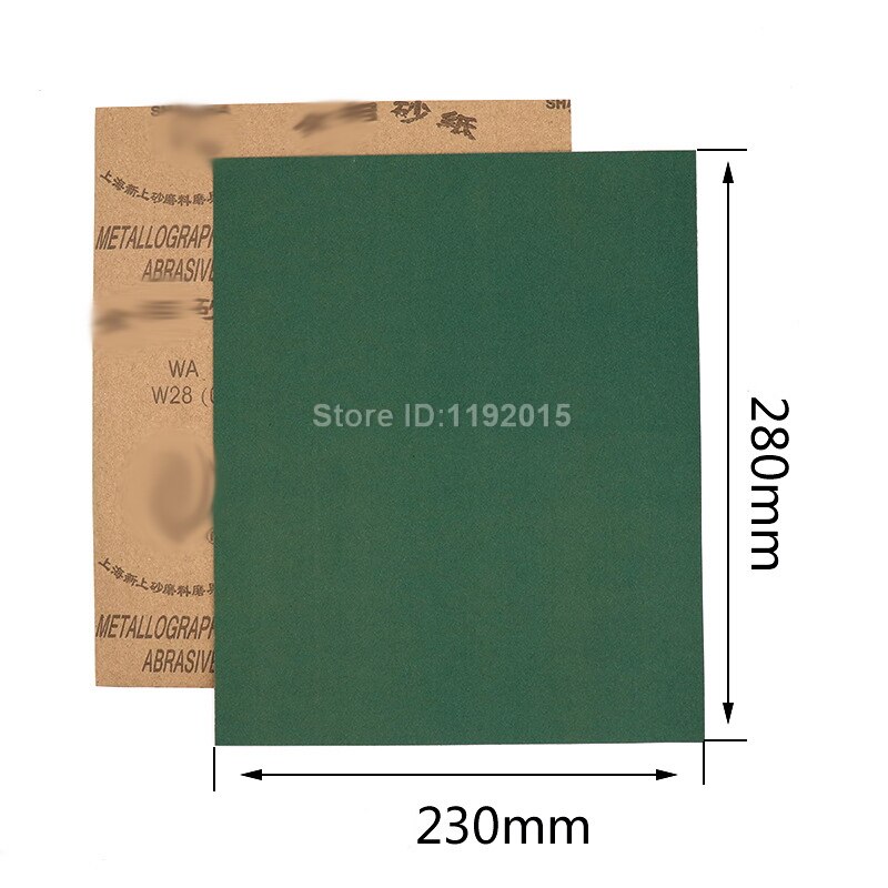 1X papier abrasif sec sable meulage polissage tissu poli ponçage papier de verre finition de Surface en carbure de silicium étanche