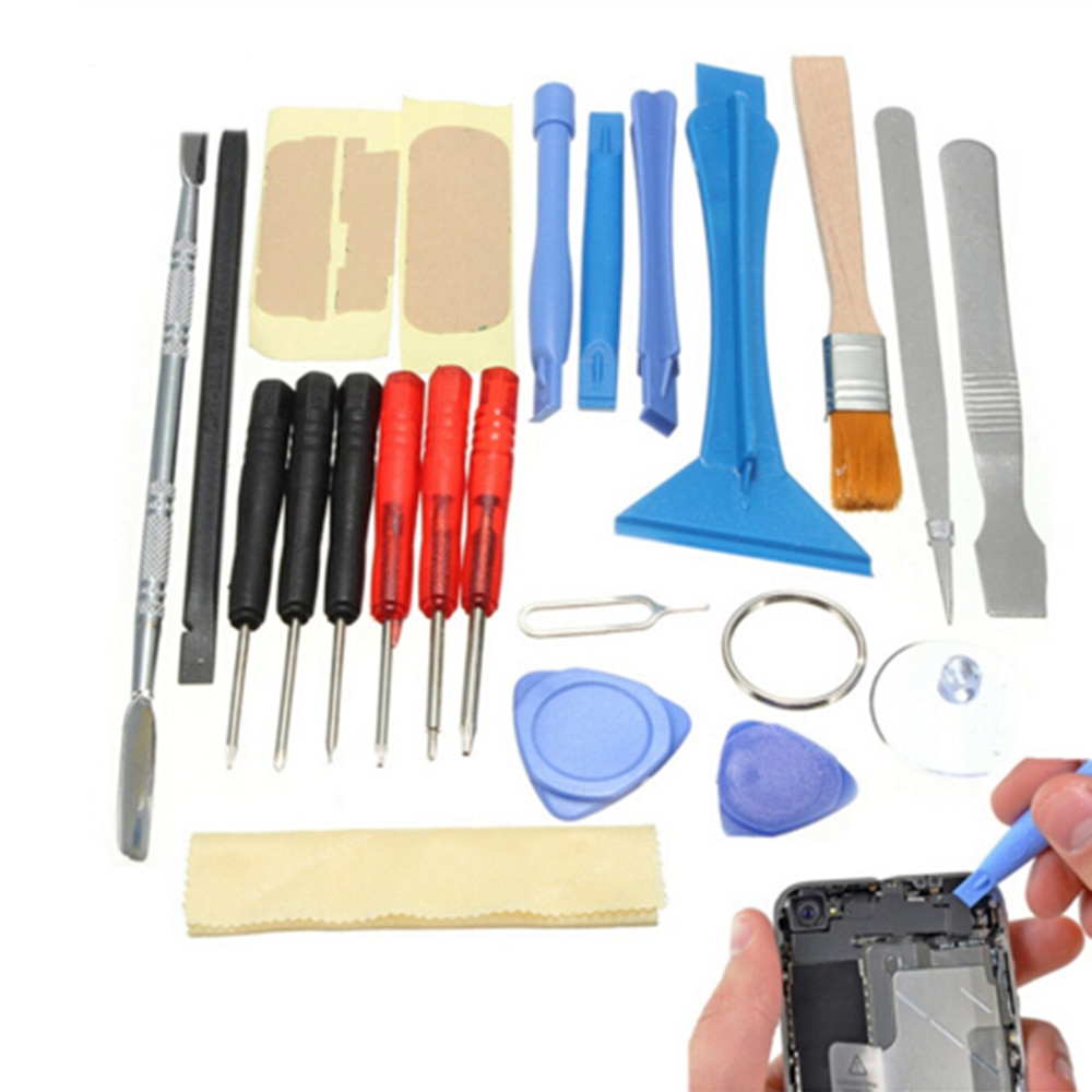 22 in 1 Smart Mobiele Mobiele Telefoon Opening Pry Reparatie Tool Kit Torx Schroevendraaiers Set Voor iPhone Voor Samsung Hand gereedschap Set