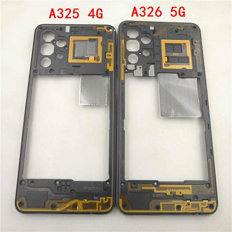 For Samsung Galaxy A32 4G 5G A325 A326 Housing Case Middle Frame With Power Volume button Replacement Parts