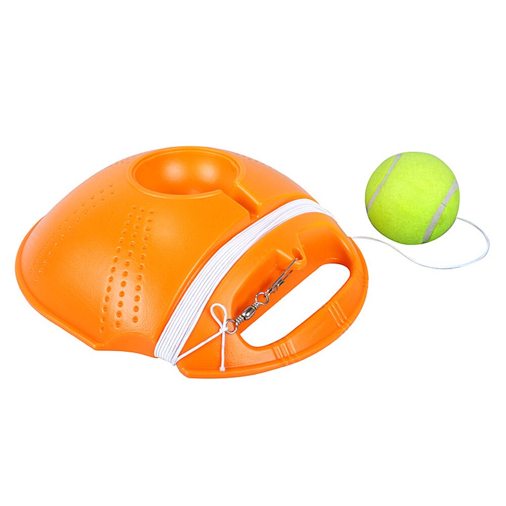 1set Tennis Trainer With 1/2 Ball Self-study Rebound Ball Baseboard Exercise Sports Sparring Device Tennis Training Equipment