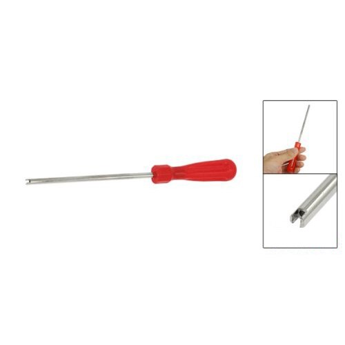 KSOL Red Plastic Grip Tire Valve Stem Core Remover Installer
