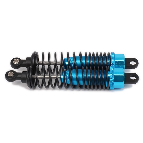 Oil filled Style adjustable 98mm alloy aluminum shock absorber damper for rc car 1/10 buggy truck RCAWD hop-up parts Hsp 2PCS: Blue