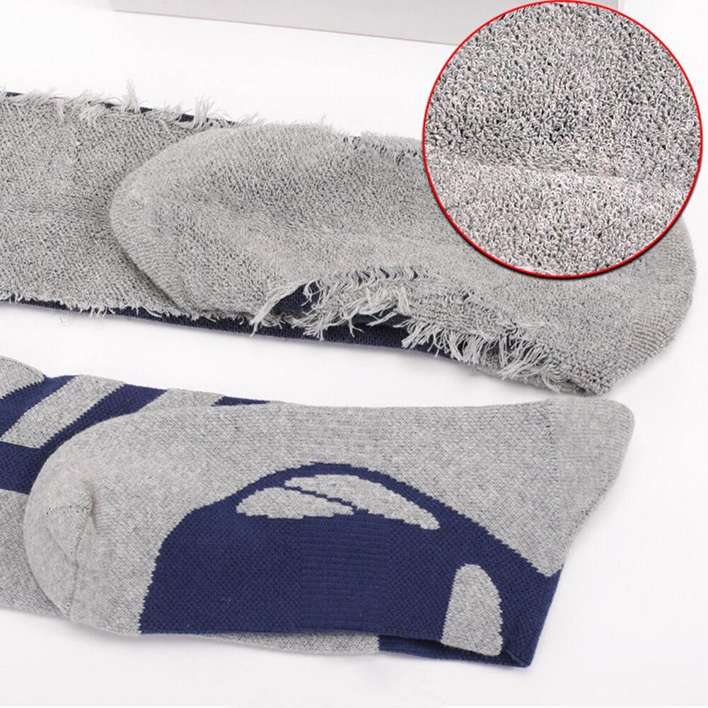 1 paire hommes Sports de plein air absorber la sueur hiver épaissi Ski chaussettes Camping Long Tube protection escalade randonnée