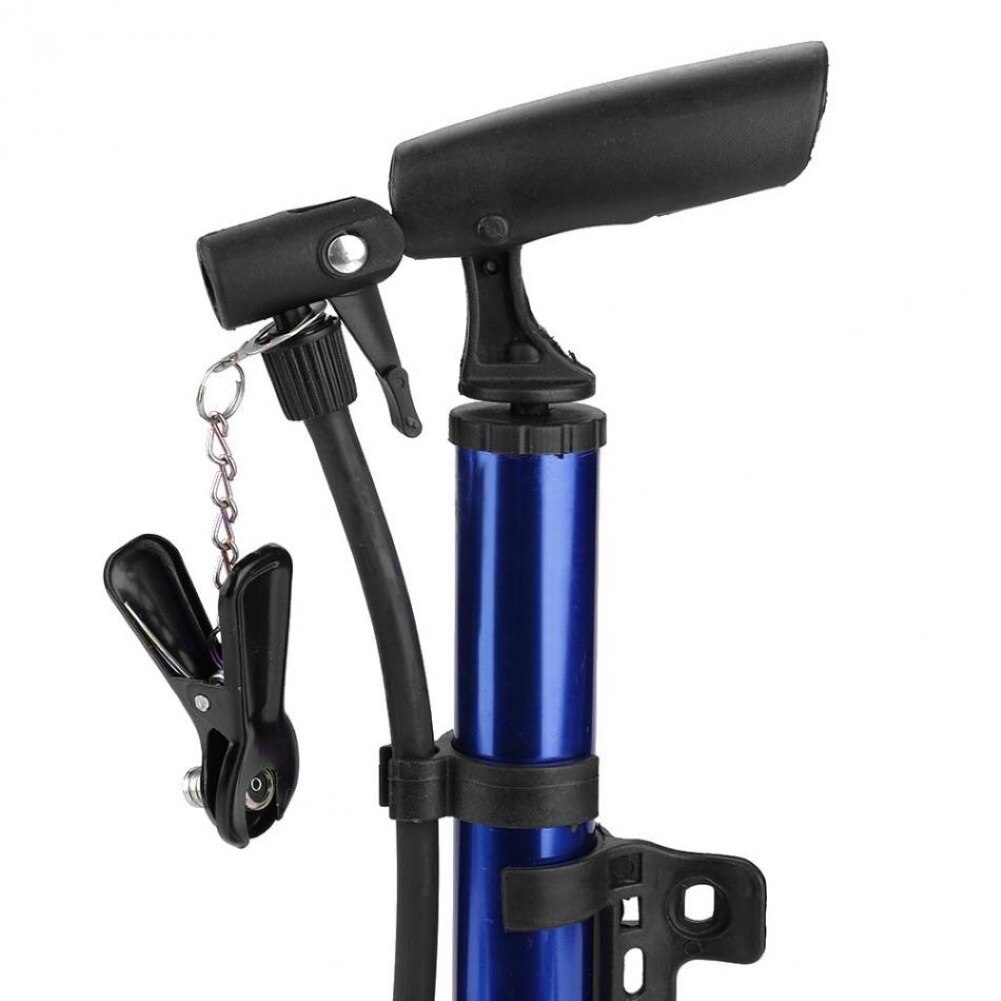 Bike Football Aluminium Alloy American British Valve Portable Air Pump Inflator Bicycle Accessories Replacement Parts