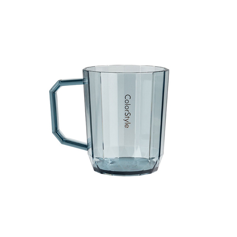 Simple Striped Bathroom Tumblers Plastic Mouthwash Cup Coffee Tea Water Mug Home Travel Toothbrush Holder Cup Drinkware Tools: L2