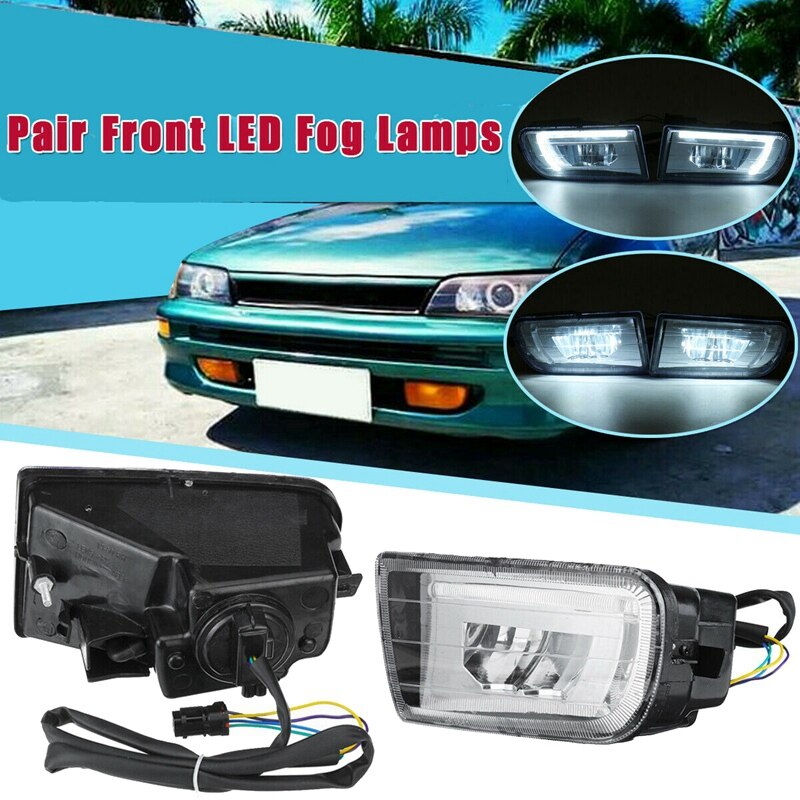 Headlight Assemblies For 2004 Toyota Camry LED Front Fog Light Lamp Assembly For Toyota Corolla 2005-2008 Camry 2002-2004 Corolla Hatchback Fog Lights
