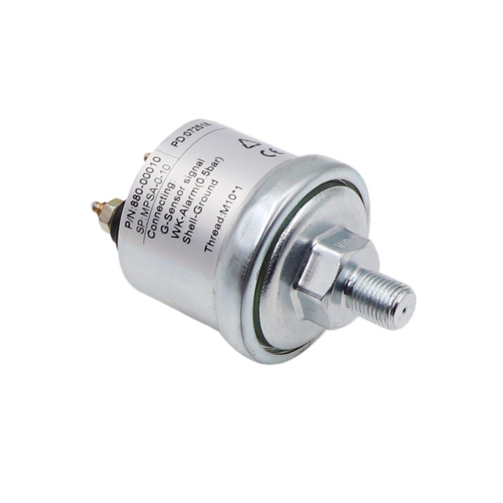 Engine Oil Pressure Sensor with Measuring Range 0~5 Bar /0~10 Bar fit for Car Boat Oil Pressure Gauge Sender M10 &amp; NPT-1/8