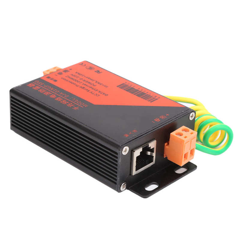 CCTV System Surge Suppressor POE Arrester Protector Gigabit Power Protection