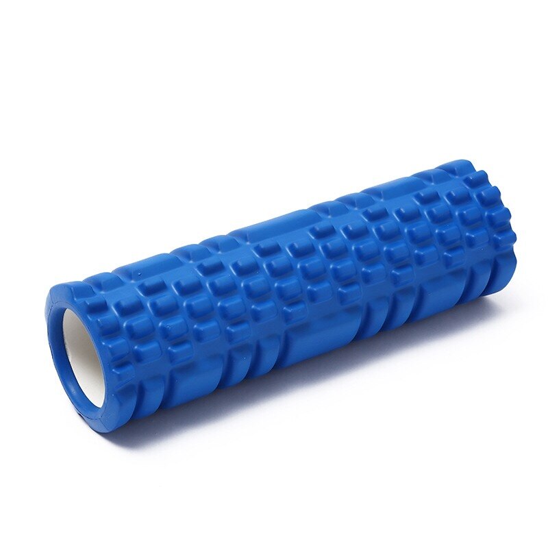 Varillas de maza de columna de yoga de , palos de espuma que mantienen los palos de masaje, palos de eje, fascia deportiva, músculos para relajar los rollos de espuma: Azul