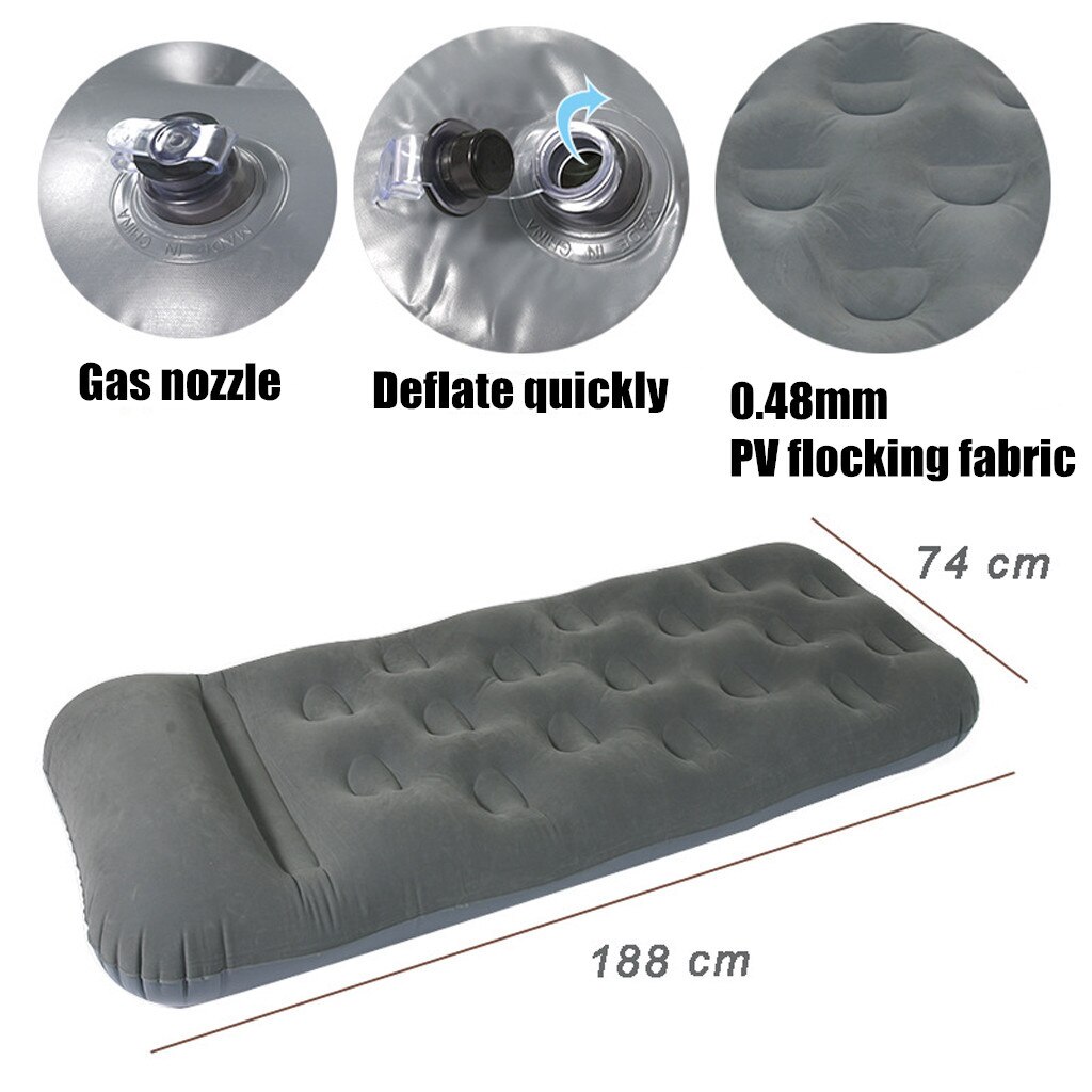 Camping Sleeping Pad Inflatable Travel Backpack Air Mattress Outdoor portable ultralight camping sleeping mat with pillow