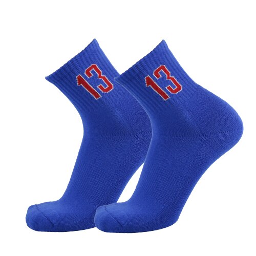 UGUPGRADE Super Star Basketball Long Socks Elite Thick Sports Socks Non-slip Durable Skateboard Towel Bottom Socks Stocking: Paul George