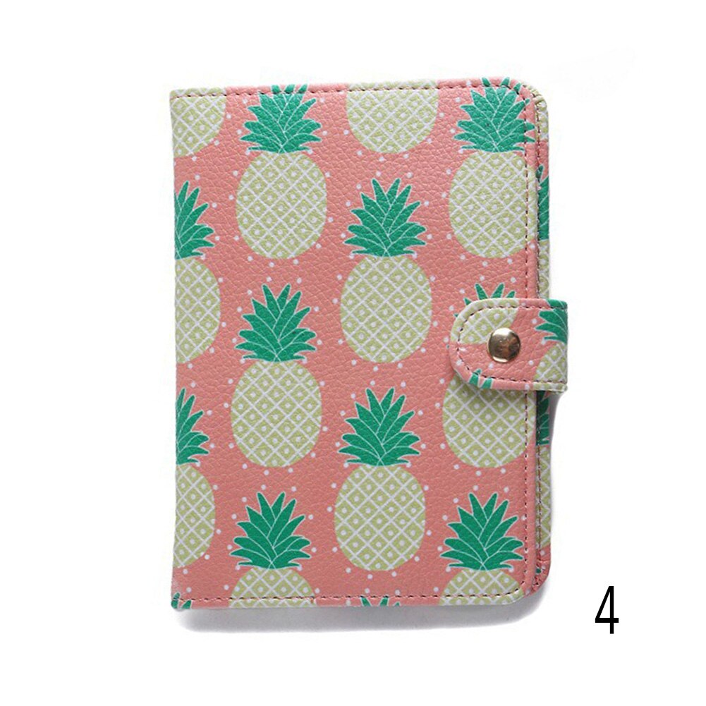 Travel Accessories Passport Holder PU Leather Cute Cartoon Travel Passport Cover Case Card ID Holders: 4