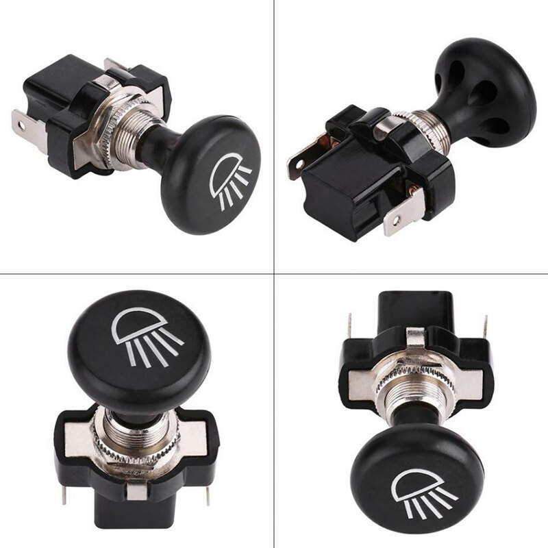 For Golf Cart Push Pull Headlight Switch 12Volt 4034 for Club Car, Yamaha, EZGO and Others Universal