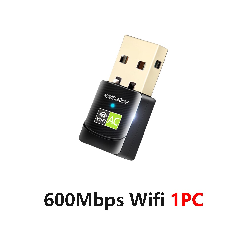 5Ghz Wi-fi Ontvanger Antenne Usb Wifi Adapter Gratis Driver 600Mbps Usb Ethernet Pc Wifi Adapter Lan Wifi dongle Ac Wifi Ontvanger: Default Title